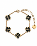 Black Classic Clover Armband