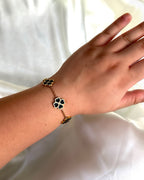 Black Classic Clover Armband