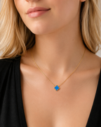 Blue Clover Kette