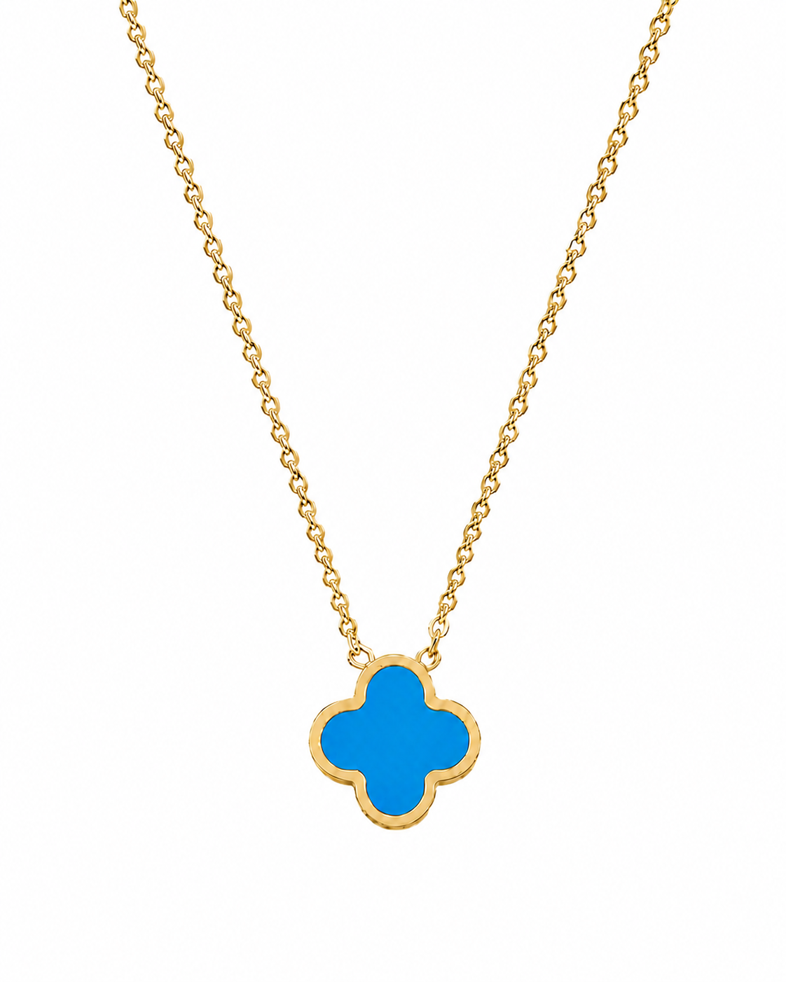 Blue Clover Kette