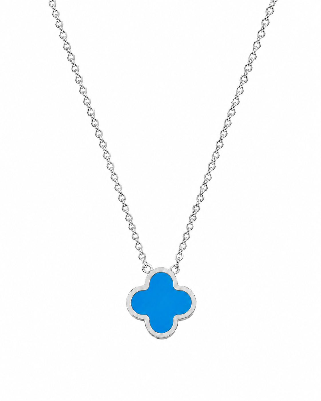 Blue Clover Kette