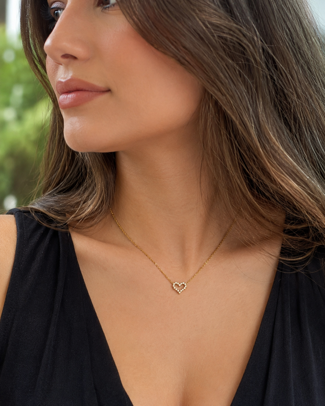 Glowing Heart Kette