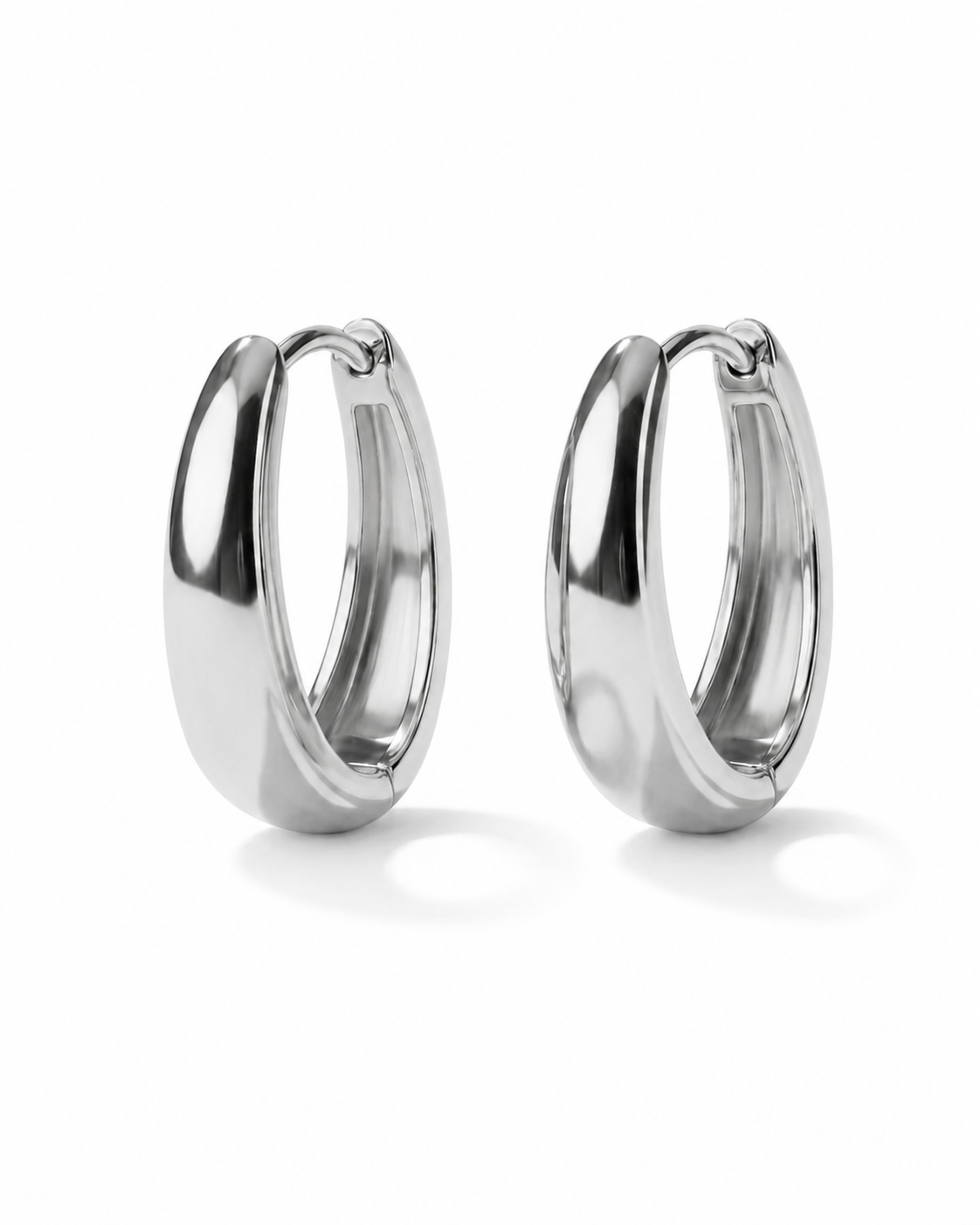 Oval Hoop Ohrringe