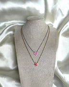 Pink Clover Kette