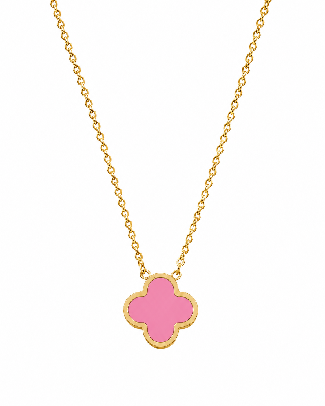 Pink Clover Kette