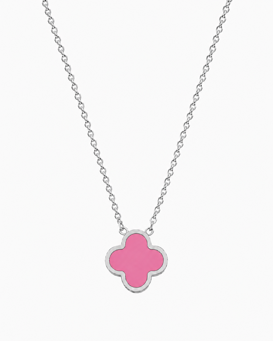 Pink Clover Kette