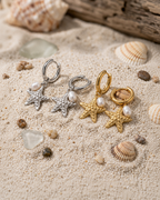 Starfish Perl Ohrringe