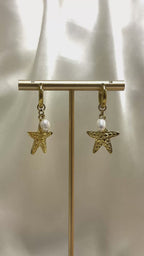 Starfish Perl Ohrringe